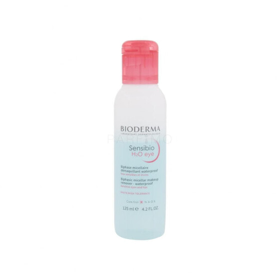 BIODERMA Sensibio H2O Eye Biphasic Micellar Makeup Remover 125 ml augen-make-up-entferner für Frauen