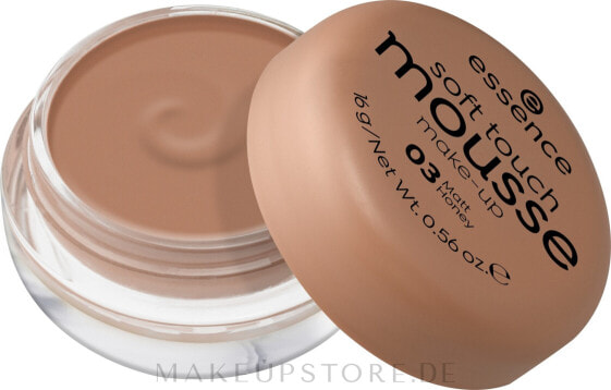 Make-up Mousse 04 matt ivory - Essence Soft Touch Mousse 03 - Matt Honey