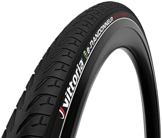 Vittoria e-Randonneur Tire - 27.5 x 1.75, Clincher, Wire, Black/Reflective