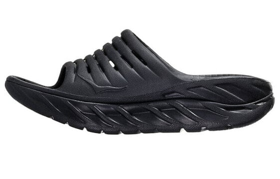 Шлепанцы восстановления HOKA ONE ONE Ora Recovery Slide черные 1134527-BLK