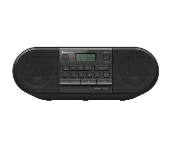 Panasonic RX-D552 - Digital - DAB,DAB+,FM - Player - CD,CD-DA,CD-R,CD-RW - Top - 20 W