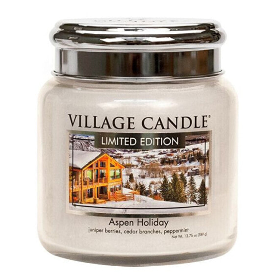 Scented candle in glass (Aspen Holiday) 389 g