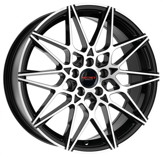 Колесный диск литой Secret Wheels SW2 black polish 8x18 ET25 - LK5/112 ML66.7