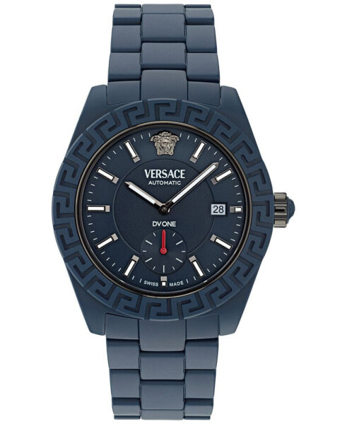 Часы Versace Swiss Automatic Blue Ceramic 43mm