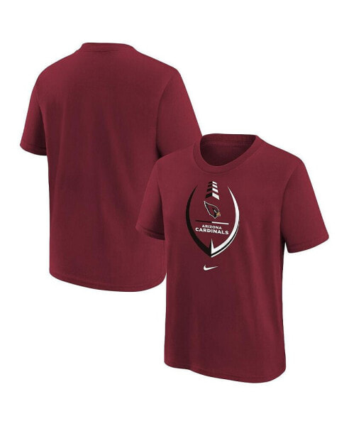 Girls Preschool Cardinal Arizona Cardinals Icon T-Shirt