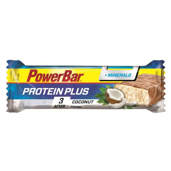Энергетический батончик с протеином и минералами Powerbar Protein Plus Minerals 35 г - кокос