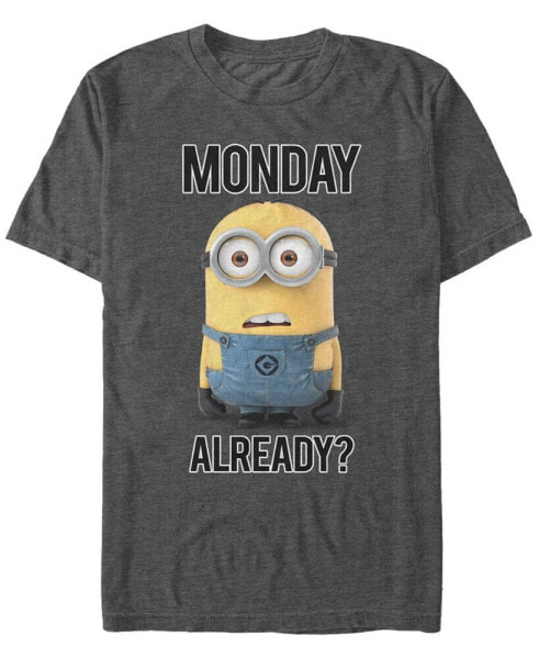 Minions Men's Bob Monday Already Short Sleeve T-Shirt