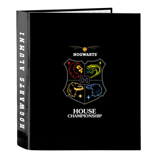 Папка-регистратор для школы Harry Potter House of Champions Черный Серый A4 27 x 33 x 6 см