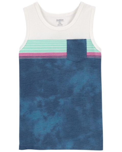 Kid Striped Pocket Tank 4