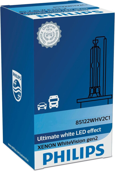 D3S 35W PK32d5 White Vision 5000K Xenon Pack of 1 Philips [Energy Class A]