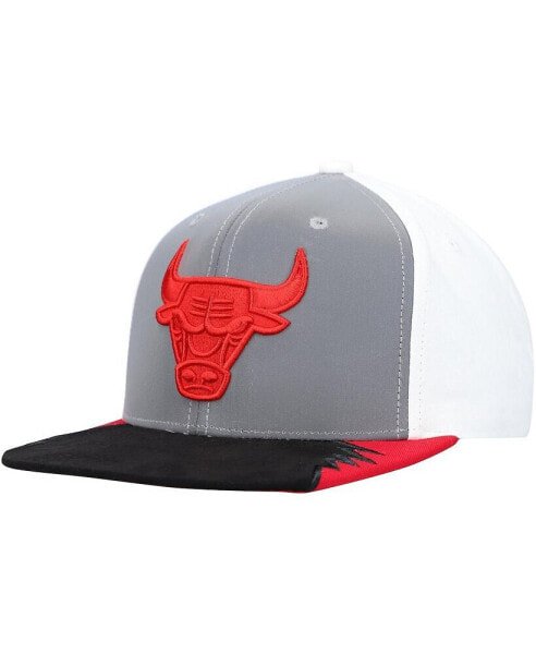 Men's Gray, White Chicago Bulls Day 5 Snapback Hat