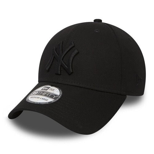 Мужская бейсболка серая бейсбольная с логотипом New Era Czapka z daszkiem New Era 39THIRTY MLB New York Yankees - 10298279