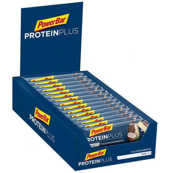 Энергетические батончики Powerbar Protein Plus с минералами Кокос 35 г 30% 30 шт.