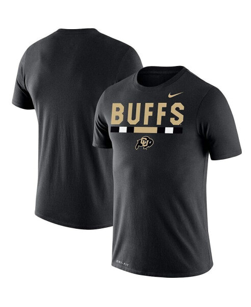 Men's Black Colorado Buffaloes Team DNA Legend Performance T-shirt