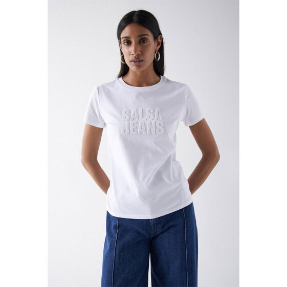 SALSA JEANS Embroidered Logo short sleeve T-shirt