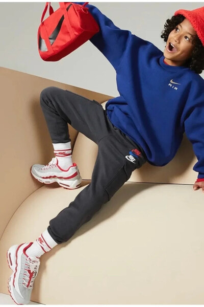 Sportswear Standard Issue Fleece Genç Çocuk (Erkek) Kargo Eşofman Altı NDD SPORT