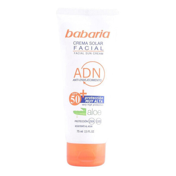 Крем солнцезащитный антивозрастной Babaria Aloe ADN SPF50+ 75 мл