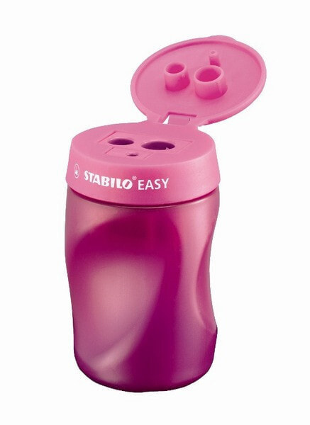 STABILO EASYsharpener - Manual pencil sharpener - Pink - Plastic - Steel - Right-handed - Germany