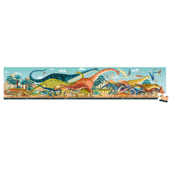 Пазл динозавры ЯНОДдинозавры Панорамико 100 деталей