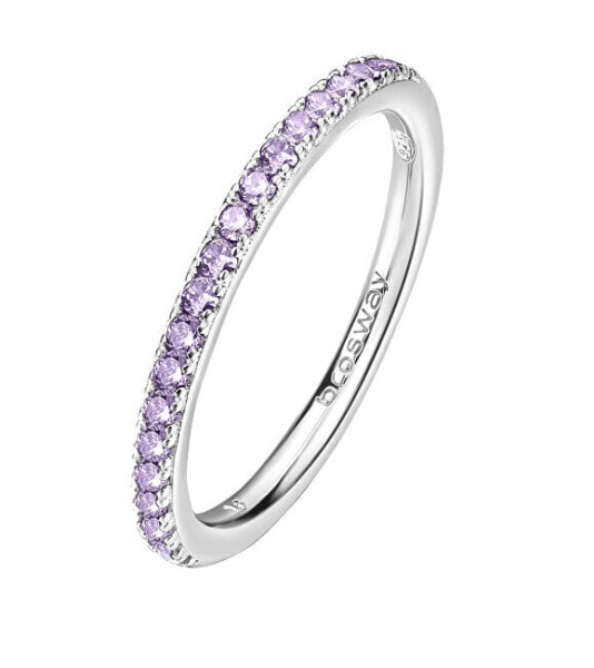 FMP70 Fancy Magic Purple Sparkling Silver Ring