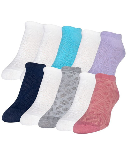 Women's 10-Pack Casual Lightweight With Mesh No-Show Socks