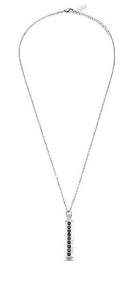 Elegantní pánský náhrdelník s krystaly Mix PEAGN0033101