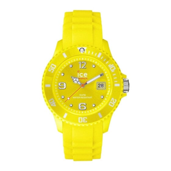 ICE-WATCH Armbanduhr Analog Quarz Uhr mit Silikon Armband SI.NYW.S.S.14 - 001026- / FOREVER TRENDY / NEON YELLOW / SMALL 3