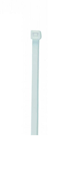 Cimco 181379, Releasable cable tie, Nylon, Polyamide, White, 216 N, 25 cm, 4.5 mm