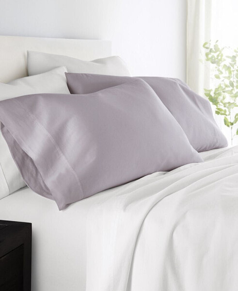 300 Thread Count Solid Cotton Pillowcase Pair, King