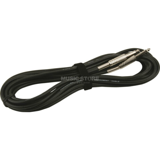 MUSIC STORE Instrument Cable Standard 6m (Black)