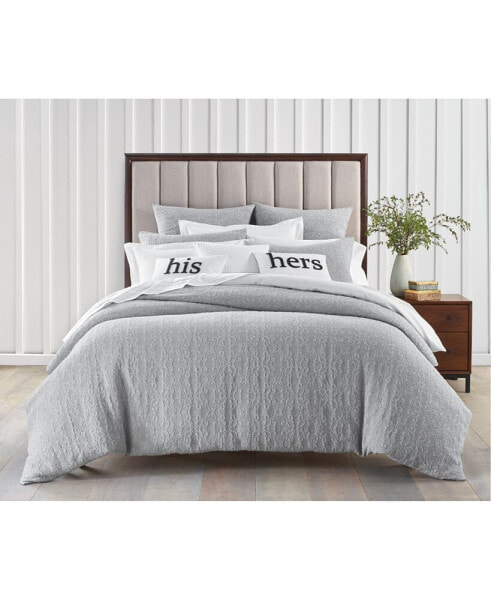 Woven Tile 3-Pc. Duvet Cover Set, King, Created for Macy's