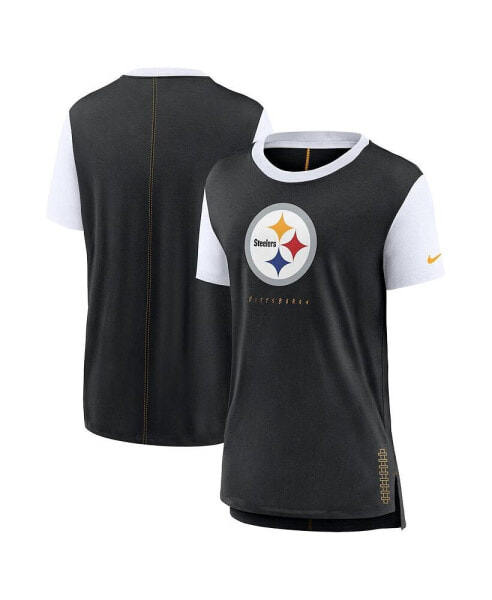 Women's Black Pittsburgh Steelers Team T-shirt