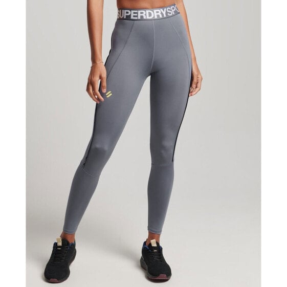 SUPERDRY Train Branded Elastic Leggings