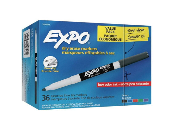 Sanford Expo Low-Odor Dry-erase Fine Tip Markers