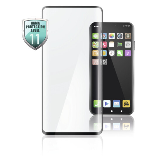 Hama 00195535 - Clear screen protector - Mobile phone/Smartphone - Oppo - Reno4 Pro 5G - Impact resistant - Scratch resistant - Shock resistant - Black - Transparent