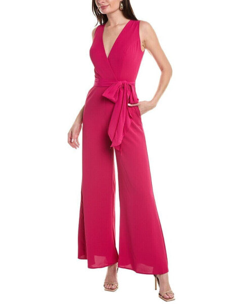 Rene Ruiz Surplice Jumpsuit Women's