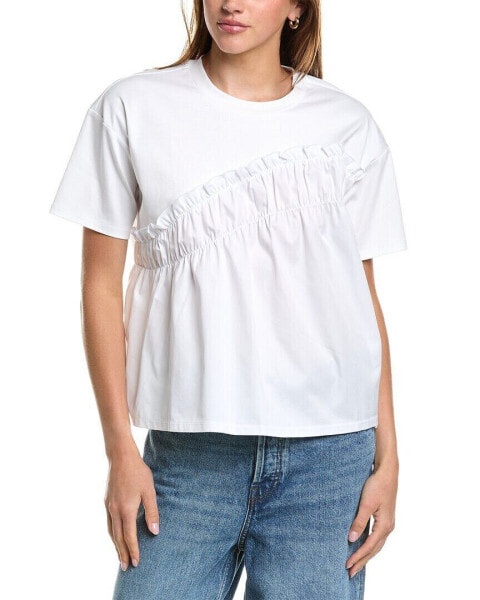 Jason Wu Ruffle T-Shirt Women's