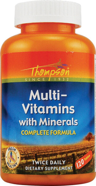 Thompson Multi-Vitamin Мультивитамин с минералами  120 Таблеток
