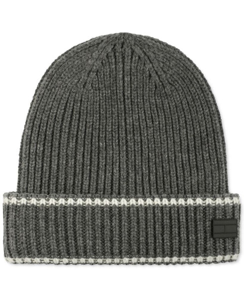 Men's Varsity Patch Ribbed Cuff Hat