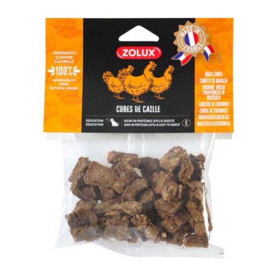 ZOLUX Quail cubes 150g dog treat