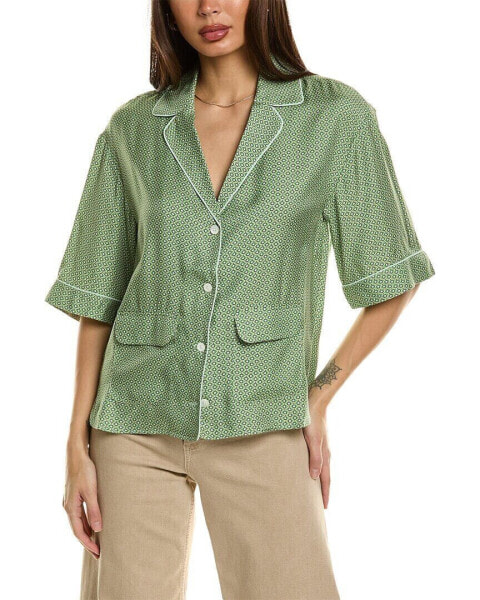 Рубашка из шелка Equipment Leon (женская)