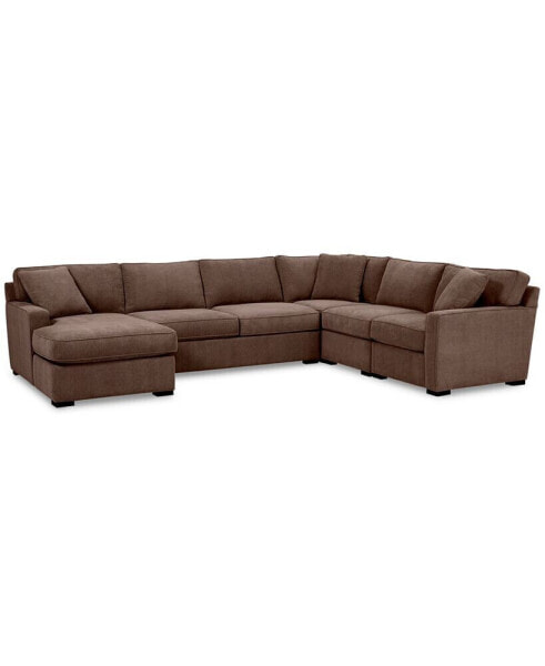 Radley 5-Pc. Fabric Chaise Sectional Sofa with Corner Piece, Created for Macy's