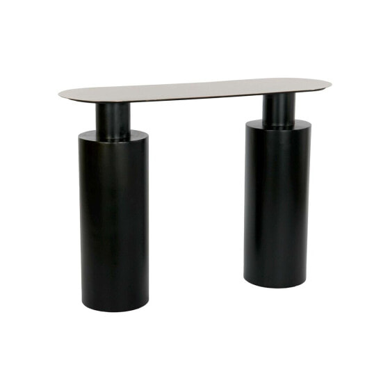 Вспомогательный стол DKD Home Decor 107 x 36 x 78 cm Чёрный Позолоченный Железо