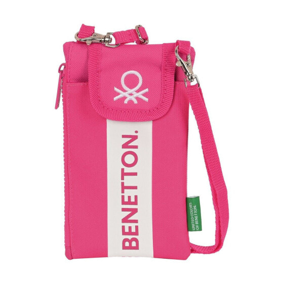 Purse Benetton Raspberry Mobile cover Fuchsia