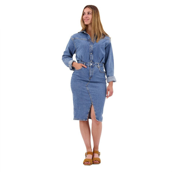 PEPE JEANS Jamila Long Sleeve Dress