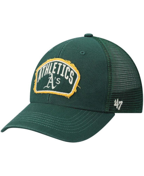Men's Green Oakland Athletics Cledus Mvp Trucker Snapback Hat