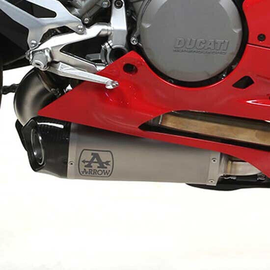 ARROW Titanium Work With Carbon End Cap Ducati Panigale V2 955 ´20 Muffler
