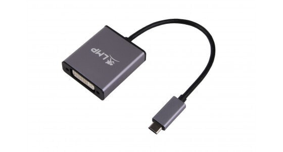 LMP USB-C to DVI - Grey - Aluminium - 150 mm - 20 g