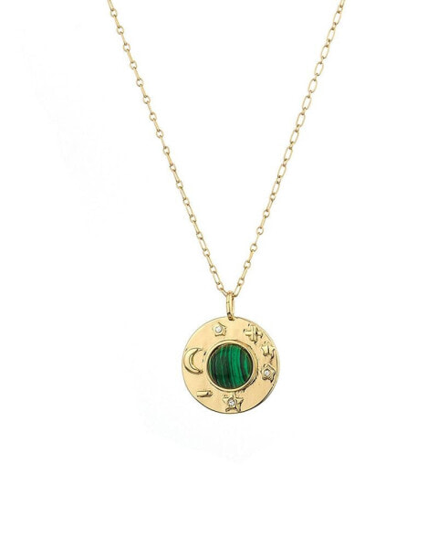 Disc Pendant Necklace