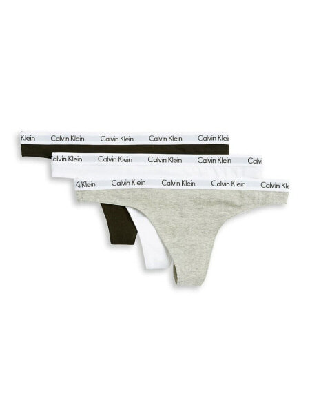 Женское белье Calvin Klein Thong Carousel 3-Pack размер S